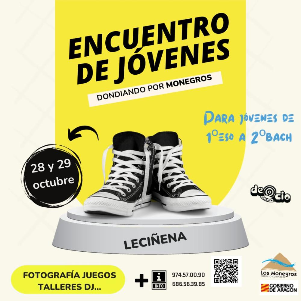 Imagen Leciñena acogerá este próximo fin de semana el encuentro de jóvenes “Dondiando por Monegros” que organiza la Comarca