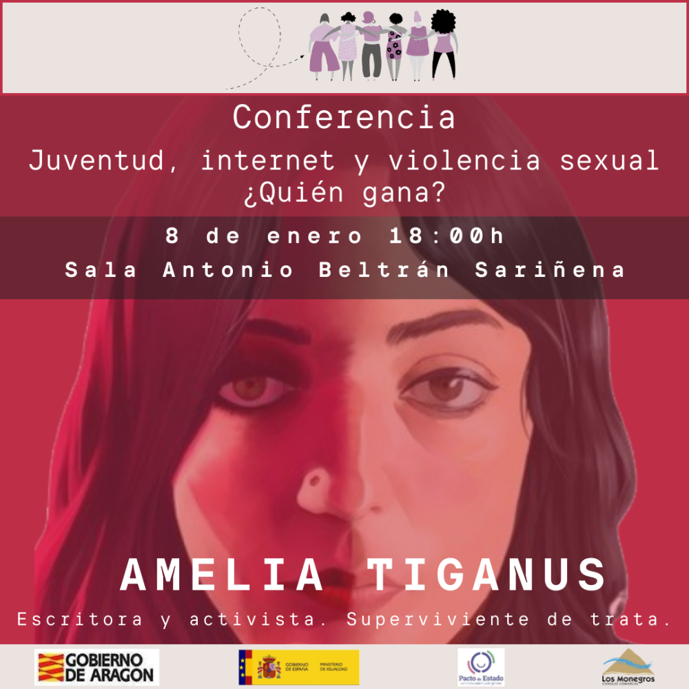 Imagen El Centro Comarcal de Servicios Sociales organiza una conferencia de la activista, formadora y escritora, Amelia Tiganus el 8 de enero en Sariñena