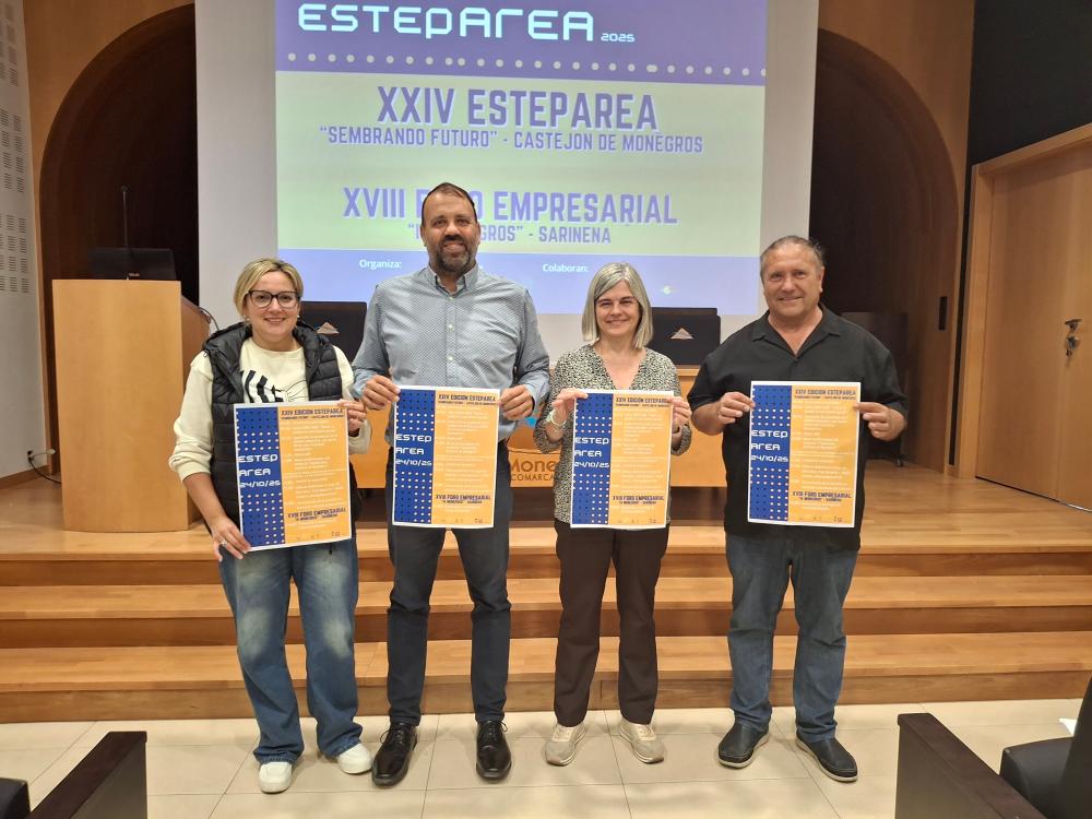 Imagen Esteparea 2025 se celebrará en Castejón de Monegros este viernes 24 de octubre bajo el lema “Sembrando futuro”