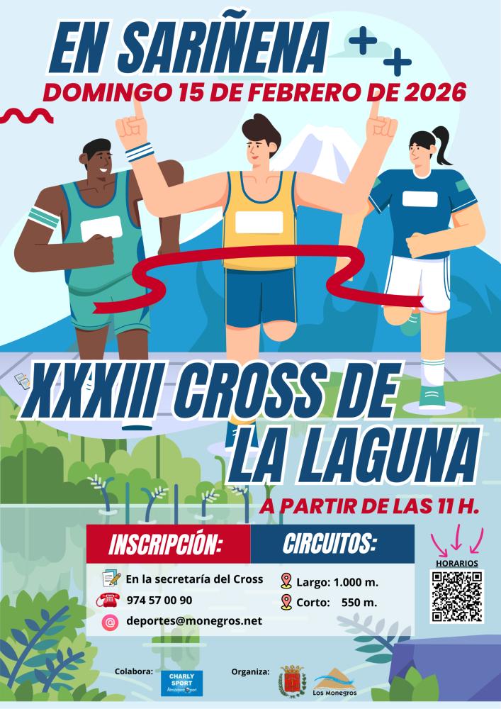 Imagen Sariñena acogerá la 33ª edición del Cross de La Laguna el domingo 15 de febrero