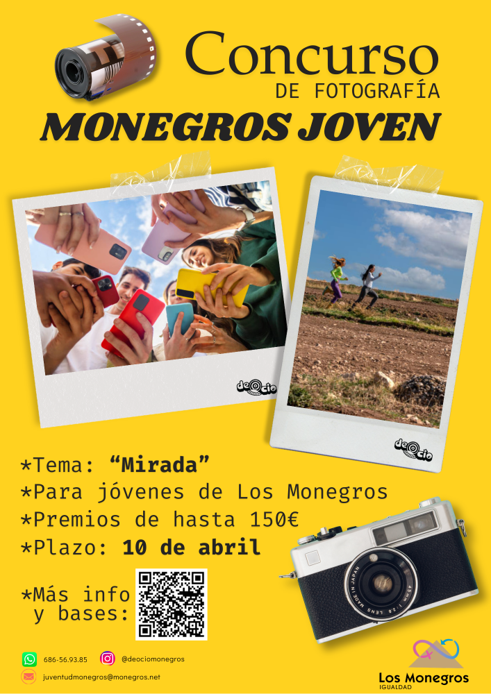 Imagen La Fundación para la Promoción de la Juventud y el Deporte lanza la primera edición de “Monegros Joven 2026”, el concurso de fotografía que invita a retratar el territorio con nuevas miradas