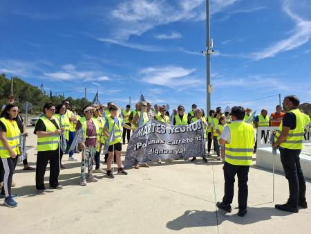 Imagen Los Monegros vuelve a reclamar unas carreteras dignas y seguras en el...
