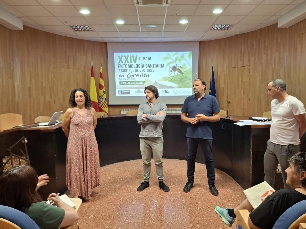 Imagen Inaugurado en Grañén el XXIV Curso de Entomología Sanitaria y Control de Vectores que reúne a especialistas de toda España hasta el viernes